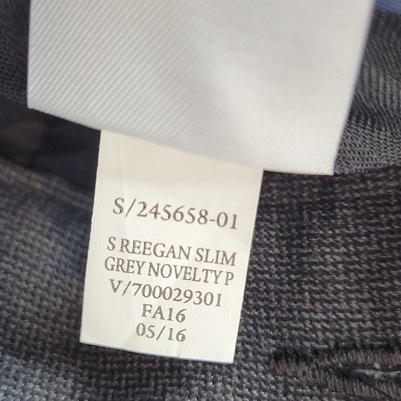 Banana Republic Reegan Slim Gray Dress Pants 4 - Picture 9 of 10